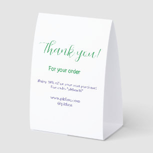 Thank you for purchase blue family business social