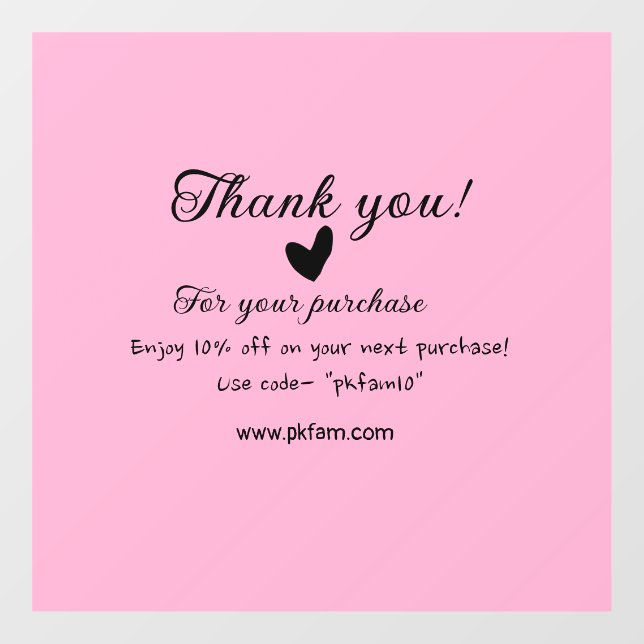 Thank you for purchase pink family business detail (Sheet)
