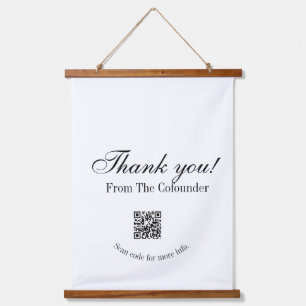 Thank you for purchase pink family business detail hanging tapestry