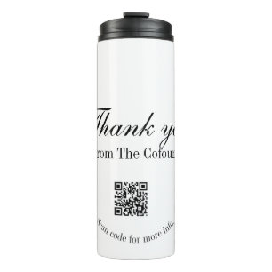 Thank you for purchase pink family business detail thermal tumbler