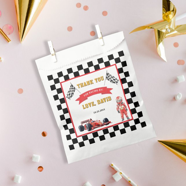 Thank You For Racing By Party Favour Bag (Creator Uploaded)