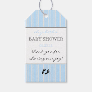 Thank You For Sharing Our Joy Modern Baby Shower Gift Tags