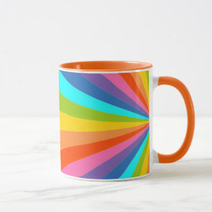 "Thank you for shining your light" Colourful Rays Mug