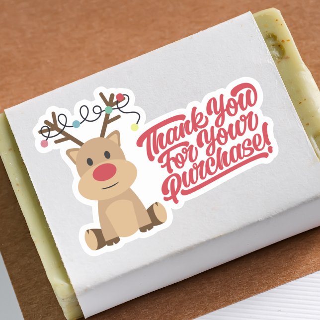 Thank You for Shopping Small Reindeer Christmas (Creator Uploaded)