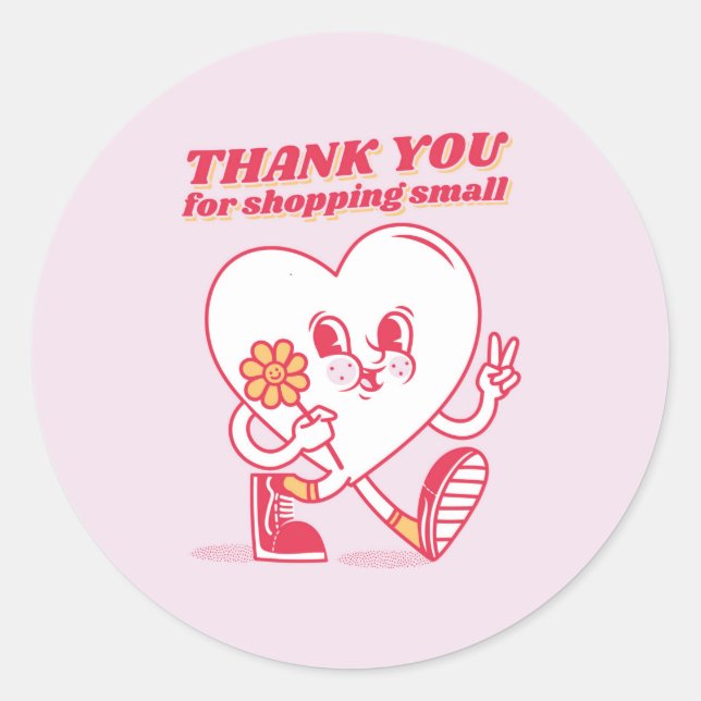 Thank you for shopping small sticker (Front)