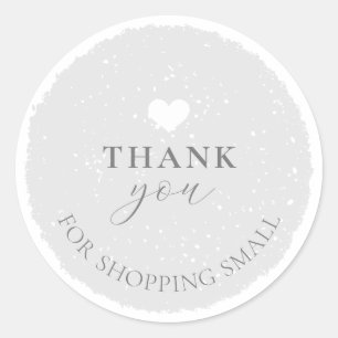 Thank You For Shopping Small Sticker