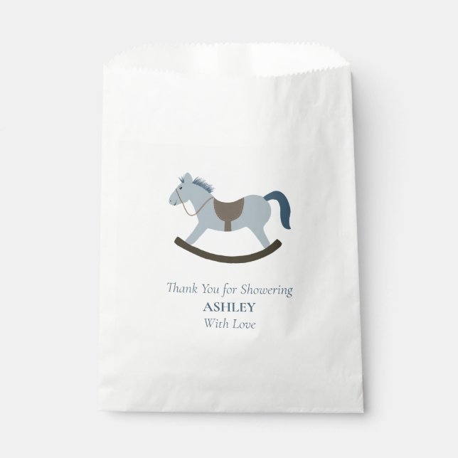 Thank You for Showering Her With Love Baby Shower Favour Bag (Front)