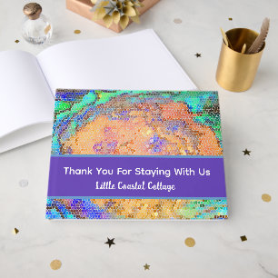 Thank You For Staying With Us House Guest Welcome Book