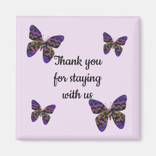 Thank You For Staying with Us House Rental Welcome Magnet