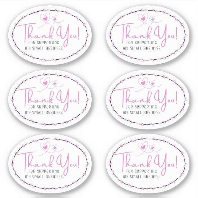 Thank You For Supporting My Small Business (Front)