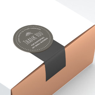 Thank You For Supporting My Small Business Classic Round Sticker