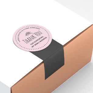 Thank You For Supporting My Small Business Classic Round Sticker