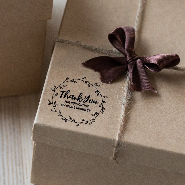 Thank You for Supporting My Small Business,  Rubber Stamp (Creator Uploaded)
