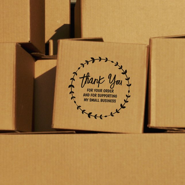 Thank You for Supporting My Small Business,   Rubber Stamp (Creator Uploaded)