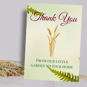 Thank You for Supporting My Small Homestead Invitation