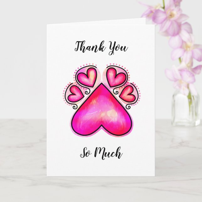 Thank You for Taking Care of My Pet Dog Card (Orchid)