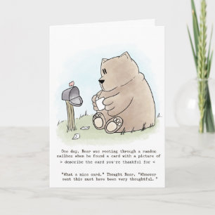 Thank You for the Card...Card Card