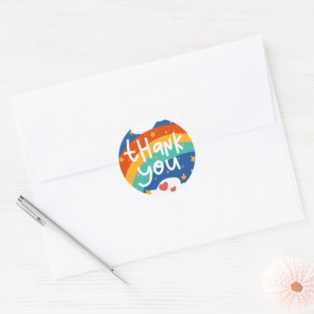 Thank You for the Colours of Kindness Sticker (Envelope)