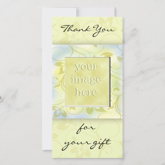 Thank you for the gift -Green Card (Front)