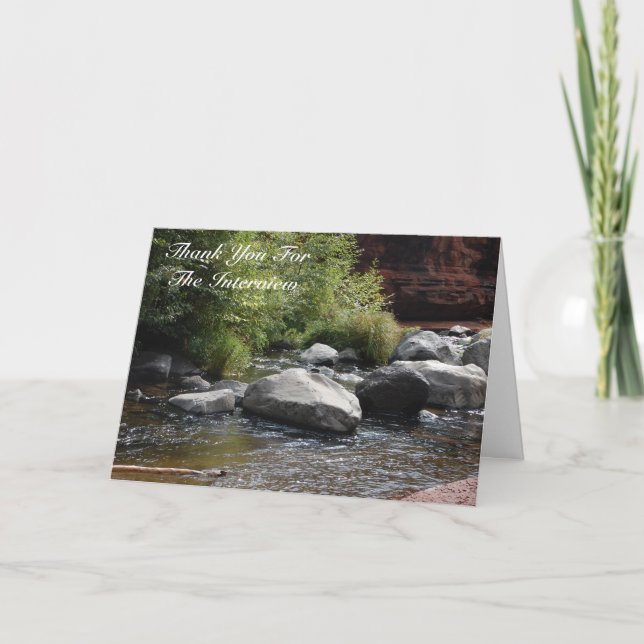 Thank You For The Interview Card (Front)