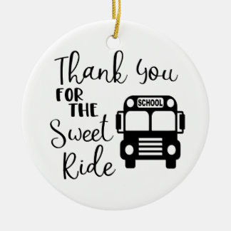 Thank You For the Sweet Ride Ornament