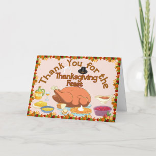 Thank you for the Thanksgiving Feast Card