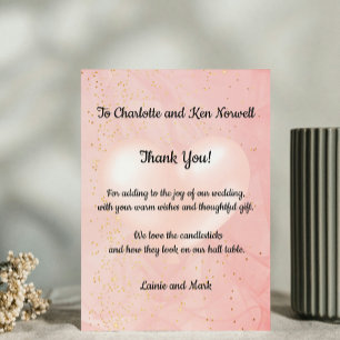 Thank You  For the Wedding Gift 2 Card