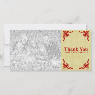 thank you for volunteering card