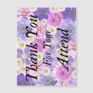 Thank you for your attend wedding card