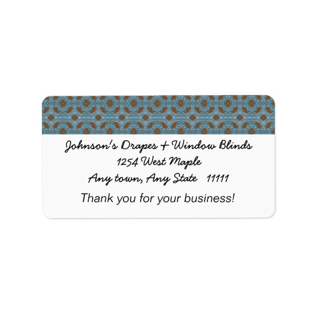 Thank you for your business address labels (Front)