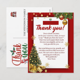 Thank you for your business christmas cards