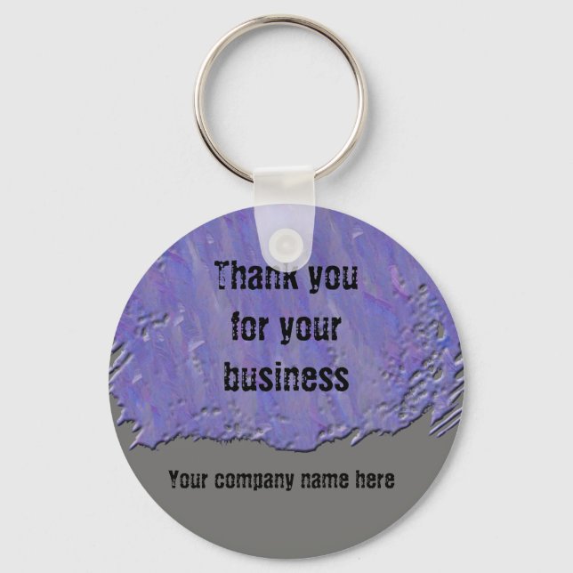 Thank You for Your Business Customer Appreciation Key Ring (Front)
