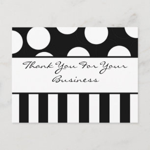 Thank You For Your Business Postcard