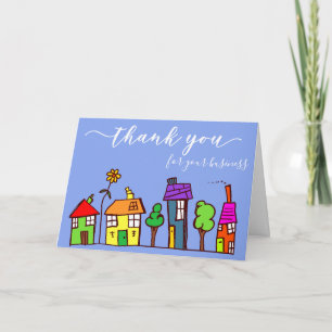 Thank you For your Business Realtor Real Estate Card
