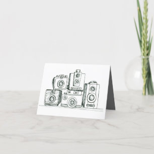 Thank You For Your Business Vintage Cameras Card