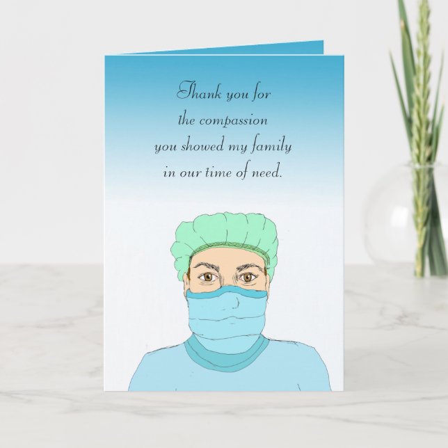 Thank you for your compassion for Nurse or Doctor Card (Front)
