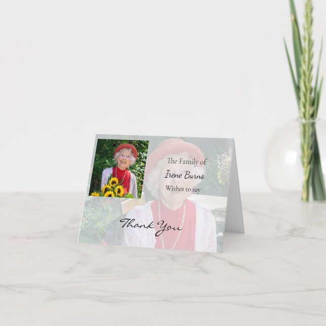 Thank You for your Expression of Sympathy Card (Front)