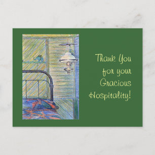 Thank You for your Gracious Hospitality! Postcard