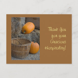 Thank You for your Gracious Hospitality! Postcard