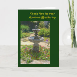 Thank You for your Gracious Hospitality Template