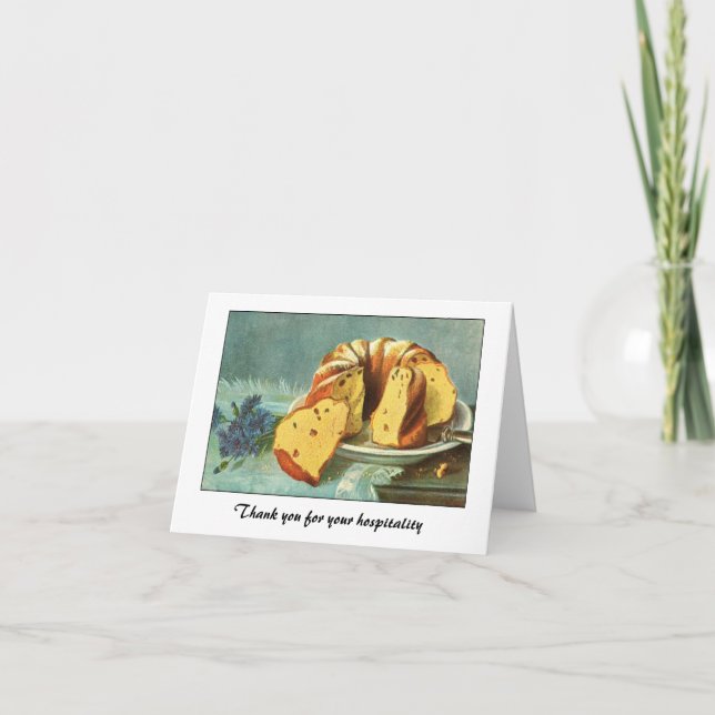 Thank You for Your Hospitality Card (Front)