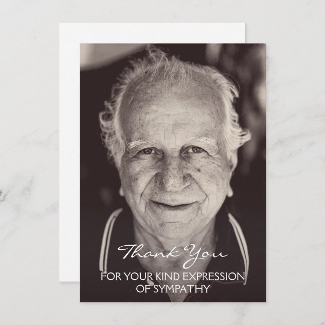 Thank You For Your Kind Expression Of Sympathy (Front/Back)