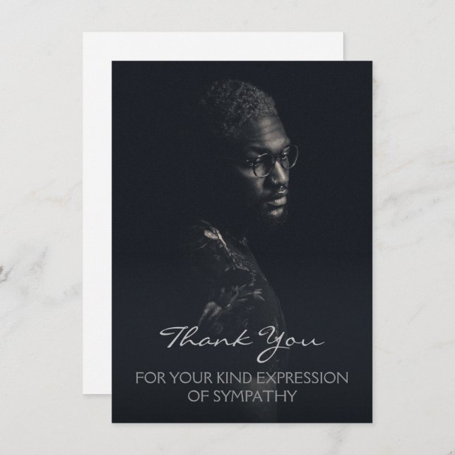 Thank You For Your Kind Expression Of Sympathy (Front/Back)