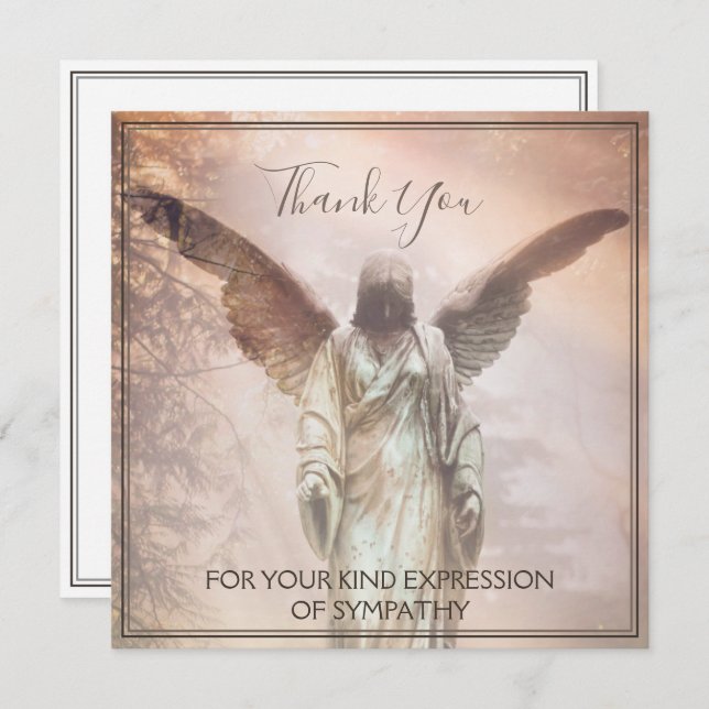 Thank You For Your Kind Expression Of Sympathy (Front/Back)