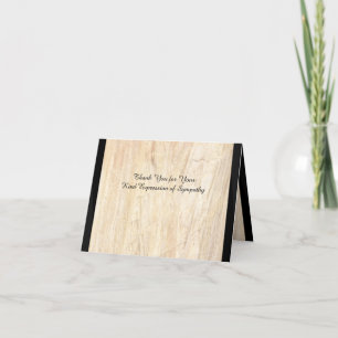 Thank You for Your Kind Expression of Sympathy Card