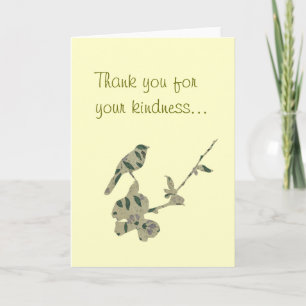 Thank you for your kindness card