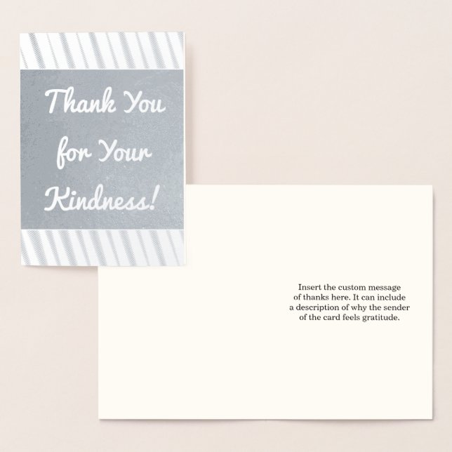"Thank You for Your Kindness!" Greeting Card (Display)