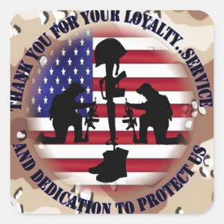 Thank you for your Loyalty ....... Square Sticker