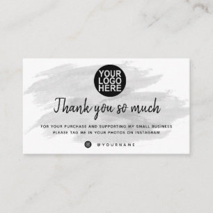 Thank You For Your Order Cards