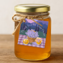 Thank You for Your Order Lavender & Honey Rustic 